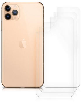 kwmobile Schutzfolie 3x Folie Rückseite für Apple iPhone 11 Pro Max
