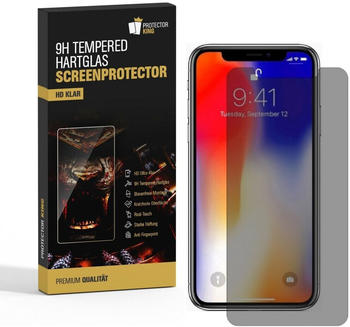 Protectorking 1x 9H Hartglas für iPhone 11 Pro Privacy Panzerfolie Blickschutz Displayschutz