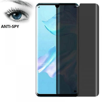 Protectorking 2x 9H Hartglas für Huawei P30 Pro FULL COVER Privacy Panzerfolie Displayschutz