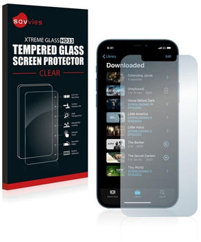 Savvies HD33 Clear Panzerglas für Apple iPhone 12 Pro Max