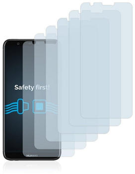 Savvies 6X Schutzfolie für Huawei P smart 2018 Displayschutz-Folie Ultra-transparent