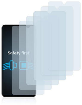 Savvies 6X Schutzfolie für Huawei Mate 20 Displayschutz-Folie Ultra-transparent