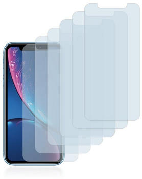 Savvies 6X Schutzfolie für iPhone XR / 11 Displayschutz-Folie Ultra-transparent