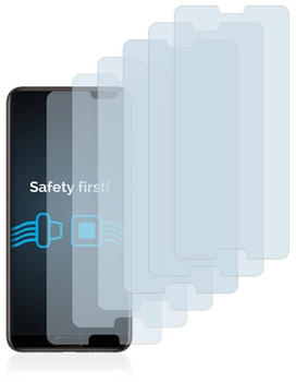 Savvies 6X Schutzfolie für Huawei P20 Displayschutz-Folie Ultra-transparent