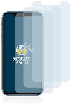 BROTECT Schutzfolie für Apple iPhone 11, (3 Stück), Schutzglas Glasfolie matt