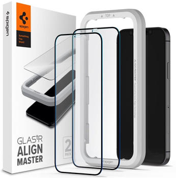 Spigen Glas.tR Slim FC Align Master 2-Pack Apple iPhone 12 Mini