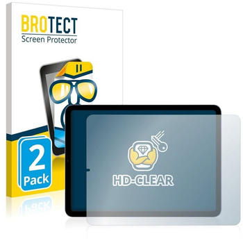 BROTECT 2x HD-Clear Displayschutzfolie für Apple iPad Air 5 WiFi Cellular 2022 (5. Generation)