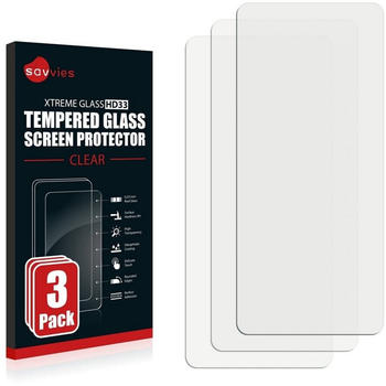 Savvies 3x HD33 Clear Panzerglas für Samsung Galaxy A52s 5G