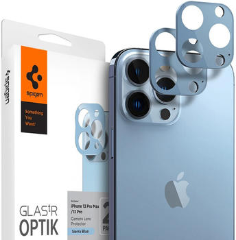 Spigen Glas.tR Optik 2-Pack iPhone 13 Pro / 13 Pro Max Blau