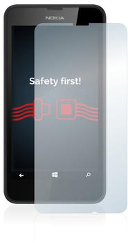 Savvies Panzerglas für Nokia Lumia 630 - Echt-Glas, 9H Härte, Anti-Fingerprint