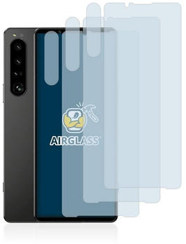 BROTECT 3x AirGlass Panzerglasfolie f&uuml;r Sony Xperia 1 IV (Vorderseite + Kamera)