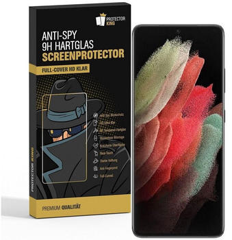 Protectorking 2x 9H Hartglas für Samsung Galaxy S22 ANTI-SPY
