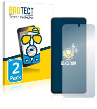 BROTECT 2X Entspiegelungs-Schutzfolie für Samsung Galaxy S21 Displayschutz-Folie Matt, Anti-Reflex, Anti-Fingerprint