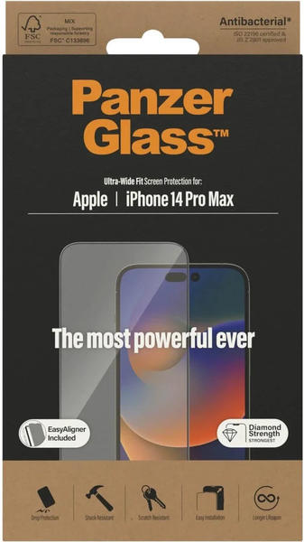 PanzerGlass AntiBacterial Screen Protector Apple iPhone 14 Pro Max