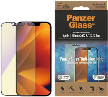 PanzerGlass Ultra-Wide Fit Anti-blue Light + EasyAligner iPhone 14 / 13 Pro / 13
