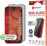 Displex 01708, Displex Real Glass, Privacy Full Cover Panzerglas (1 Stk., Apple