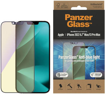 PanzerGlass Ultra-Wide Fit Anti-blue + EasyAligner für iPhone 14 Plus / 13 Pro Max