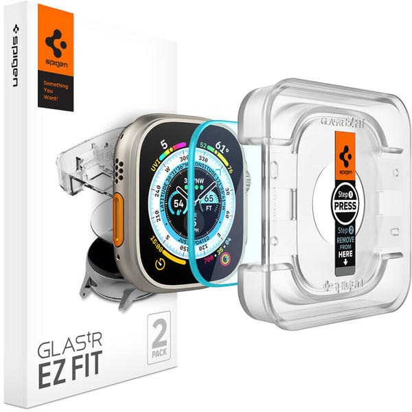Spigen Screen Protector EZ FIT Glas.tR Apple Watch Ultra (49mm)