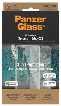 PanzerGlass 3-in-1 Schutz-Set f&uuml;r Samsung Galaxy S23