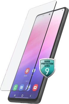 Hama Echtglas-Displayschutz Premium Crystal Glass für Samsung Galaxy A54 Weiteres Smartphone Zubehör Transparent