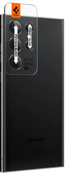 Spigen Glass EZ Fit Optik Pro 2 Pack (Galaxy S23 Ultra) Black