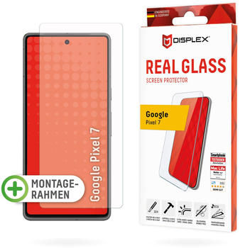 Displex Real Glass, 2D Panzerglas (1 Stück, Google Pixel 7), Smartphone Schutzfolie
