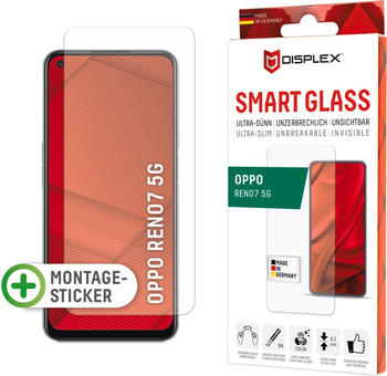 Displex Smart Glass 2D (Oppo Reno 7 5G), Smartphone Schutzfolie