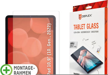 Displex Tablet Glass, Tablet Schutzglas (1 Stück, iPad 2022 (10. Gen)), Tablet Schutzfolie