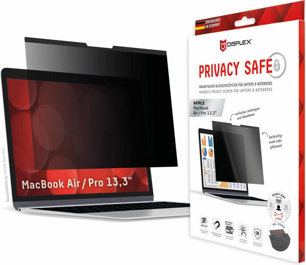 Displex Privacy Safe, Laptop Blickschutzfilter (13.30