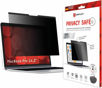 Displex Privacy Safe, Laptop Blickschutzfilter (14.20", 16 : 9), Bildschirmfolie"