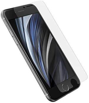 OtterBox Alpha Glass Displayschutz für iPhone 6s/7/8/SE 2. Gen 2020/3. Gen 2022, gehärtetes Glas, x2 Kratzschutz, antimikrobieller Schutz