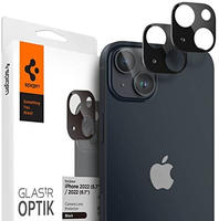 Spigen AGL05274, Spigen Glass Optik 2 Pack - black - iPhone 14/iPhone 14 Plus