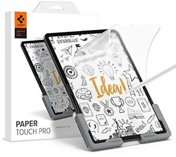 Spigen PaperTouch Pro Schutzfolie kompatibel mit iPad Pro 11 Zoll M2 (2022), iPad Pro 11 Zoll (2021/2020/2018), iPad Air 5 10.9 Zoll (2022), iPad Air 4 (2020), Papier Textur, Matt, Installationshilfe