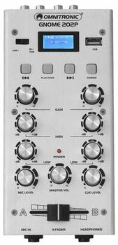 Omnitronic GNOME-202P Mini-Mixer silber (10006886)
