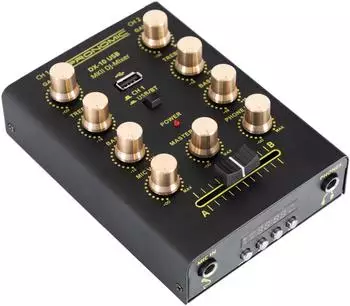 Pronomic DX-10 USB MKII DJ-Mixer 2-Kanal Bluetooth (00059207)