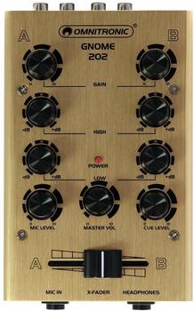 Omnitronic GNOME-202 Mini-DJ-Mixer Gold