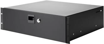 Adam Hall 19" 3U Rack Drawer with lock | steel
