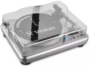 Decksaver Vestax PDX Plattenspieler Smoked clear