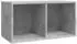 vidaXL Schallplatten-Aufbewahrungsbox Betongrau 71x34x36cm Holzwerkstoff (800121)