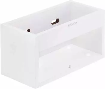 Zomo VS-Box 1/45 Schallplattenregal Wand - 360 x 168 x 190 mm - Weiß - MDF Holz - Schallplatten Wandregal bis 50 LPs