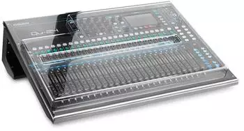 Decksaver Staubschutzcover f&uuml;r Allen & Heath QU-24, Polycarbonat, transparent (DS-PC-QU24)