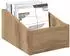 vidaXL LP-Plattenbox Holzwerkstoff Artisan-Eiche 2er-Set, 23x33x16cm