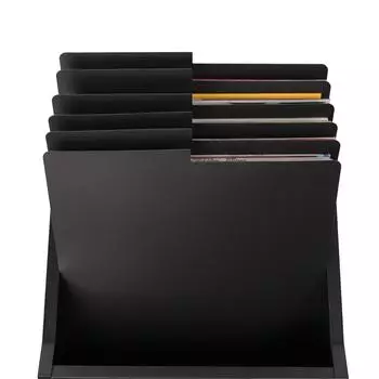 Glorious Vinyl LP Divider Set, schwarz, 6 St&uuml;ck (12")