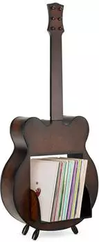Stagecaptain SR-80 D "Django" Schallplattenregal Holz, dunkelbraun, bis 80 LPs (00089187)