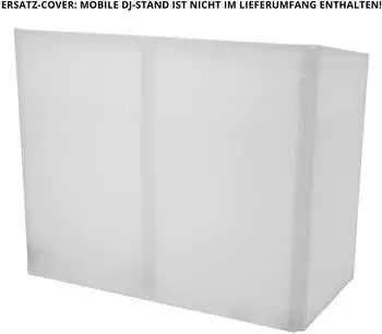 Omnitronic Mobile DJ Stand Wechselcover, weiß (32000018)