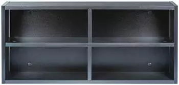 LightmaXX CD-Shelf 180 CD-Box, MDF, schwarz, stapelbar (DJE0008022-000)