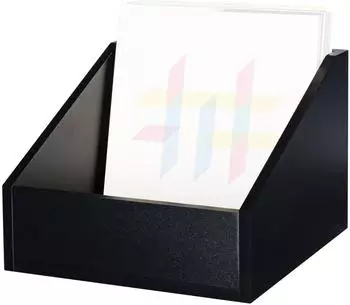 LightmaXX Vinyl Container 110 LP-Aufbewahrung, schwarz, MDF (DJE0008024-000)