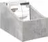 vidaXL LP Plattenbox betongrau 18x32x18cm Holzwerkstoff