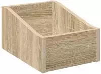vidaXL LP Plattenbox Sonoma-Eiche 23 x 33 x 16 cm Holzwerkstoff