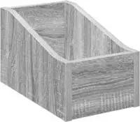 vidaXL LP Plattenbox Sonoma-Grau 18 x 32 x 18 cm Holzwerkstoff